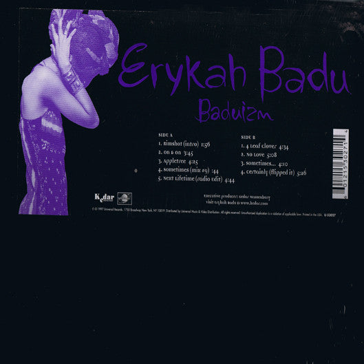 Erykah Badu – Baduizm LP vinyl record, image 1 of 6