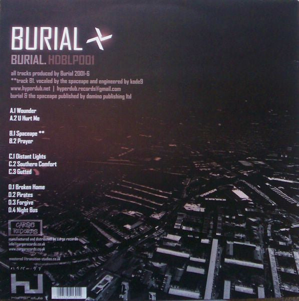 Burial – Burial (2xLP) LP vinyl record, image 2 of 6