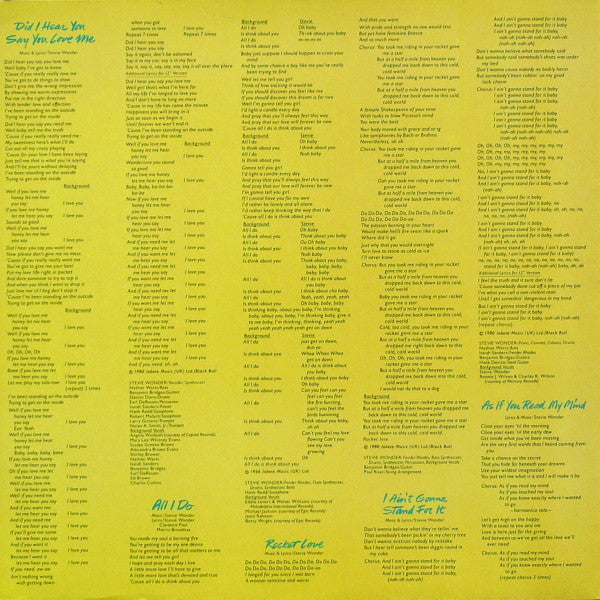 Stevie Wonder – Hotter Than July LP vinyl record, image 2 of 8