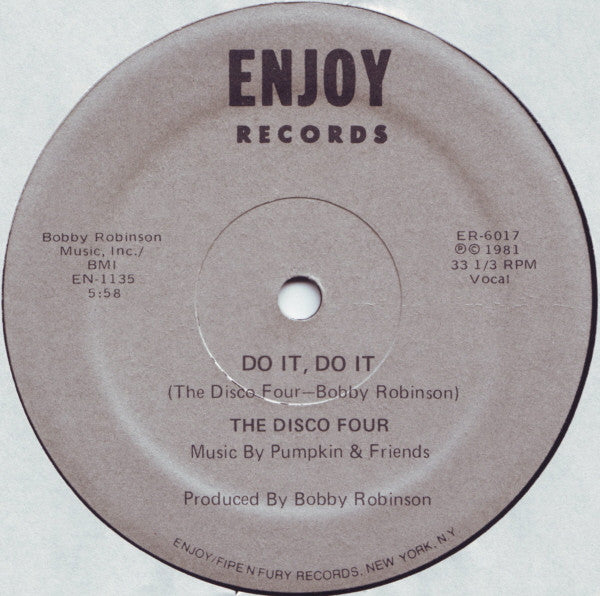Disco Four – Do It, Do It 12" vinyl record