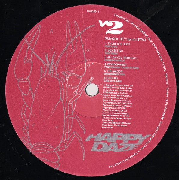 Various – Happy Daze - Volume Two LP vinyl record, image 3 of 4