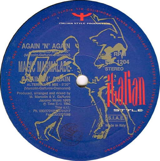 Magic Marmalade – Again 'N' Again 12" vinyl record, image 1 of 2