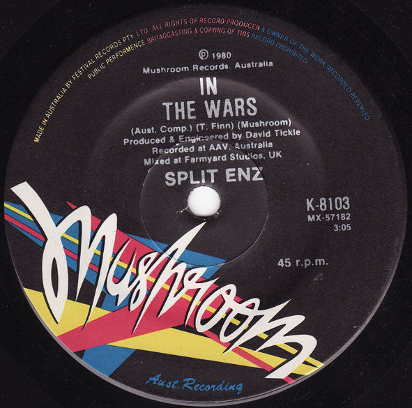Split Enz – One Step Ahead 7" vinyl record, image 2 of 3