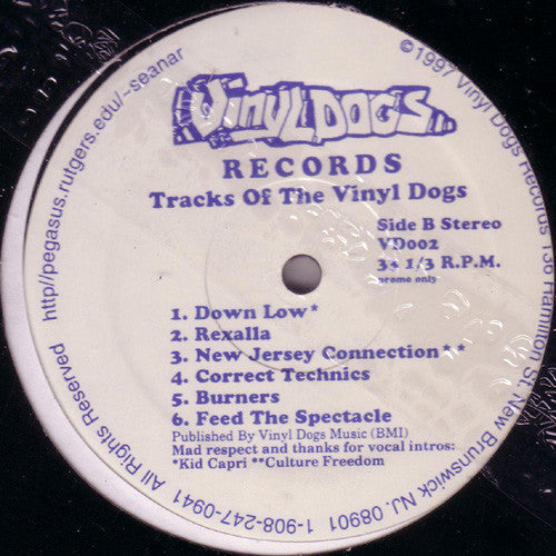 Vinyl Dogs – Tracks Of The Vinyl Dogs LP vinyl record, image 3 of 3