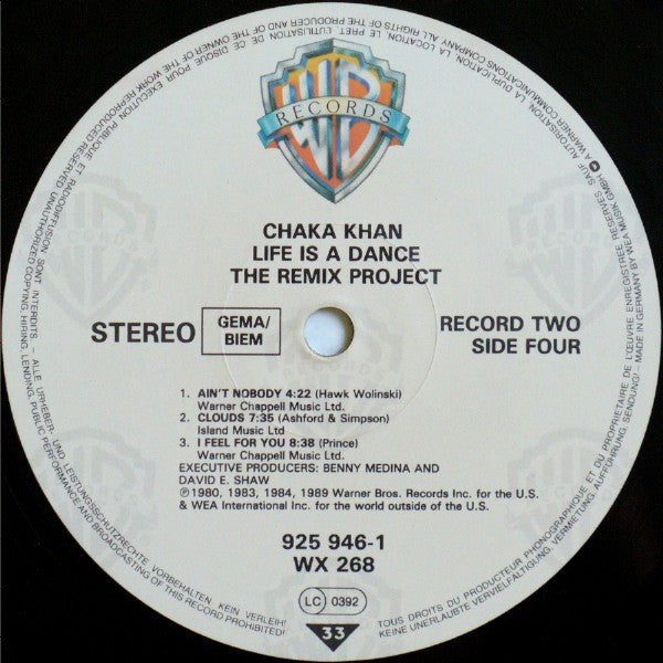 Chaka Khan – Life Is A Dance - The Remix Project (2xLP) LP vinyl record, image 6 of 10