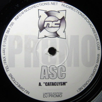 ASC – Cataclysm / Solemn Thoughts 12" vinyl record