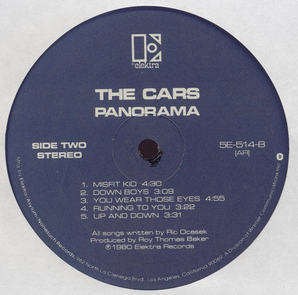 The Cars – Panorama LP vinyl record, image 4 of 6