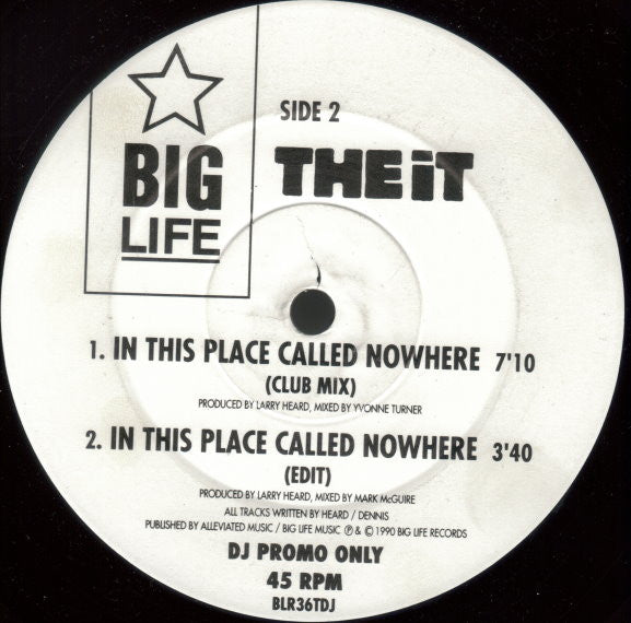 The It – In This Place Called Nowhere 12" vinyl record, image 2 of 2