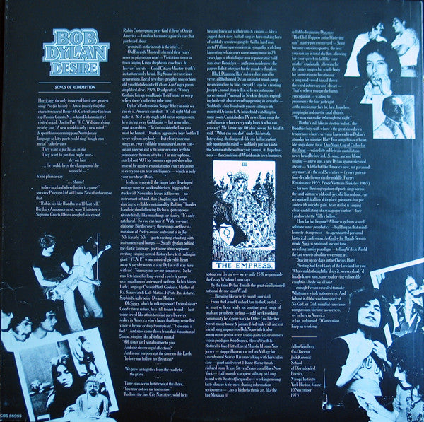 Bob Dylan – Desire LP vinyl record, image 6 of 8