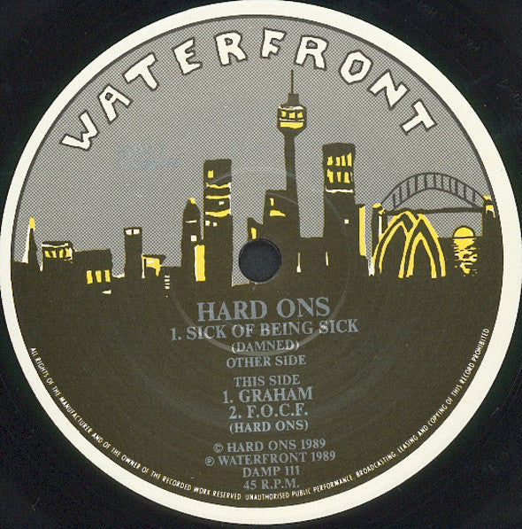Hard-Ons – Giveaway E.P. 7" vinyl record, image 4 of 4