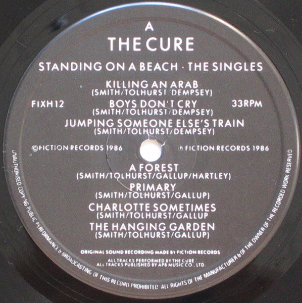 The Cure – Standing On A Beach • The Singles LP vinyl record, image 5 of 8