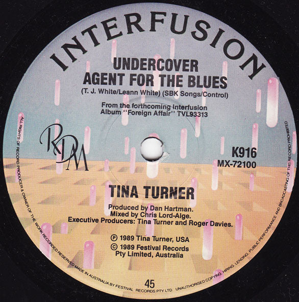 Tina Turner – The Best 7" vinyl record, image 4 of 4