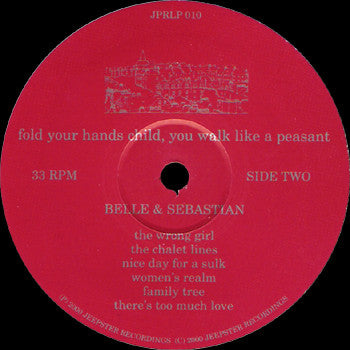 Belle & Sebastian – Fold Your Hands Child, You Walk Like A Peasant LP vinyl record, image 4 of 6