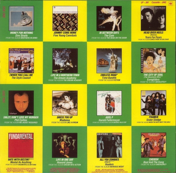 Various – Just Hits '85-'86 LP vinyl record, image 2 of 4
