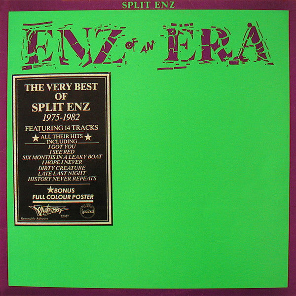 Split Enz – Enz Of An Era LP vinyl record, image 1 of 7