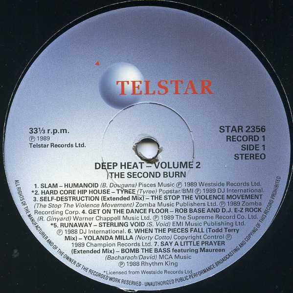Various – Deep Heat 2 - The Second Burn (2xLP) LP vinyl record, image 4 of 9