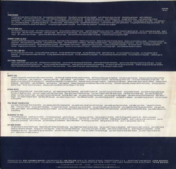 The Cars – Panorama LP vinyl record, image 6 of 6