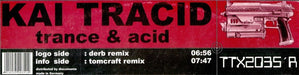 Kai Tracid – Trance & Acid 12" vinyl record, image 4 of 4