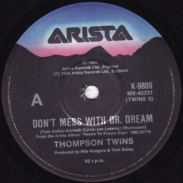 Thompson Twins – Don't Mess With Dr. Dream 7" vinyl record, image 1 of 2