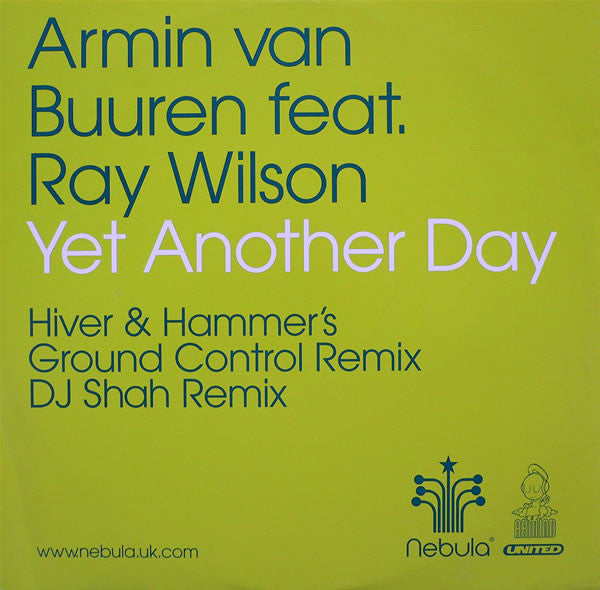 Armin van Buuren, Ray Wilson – Yet Another Day 12" vinyl record