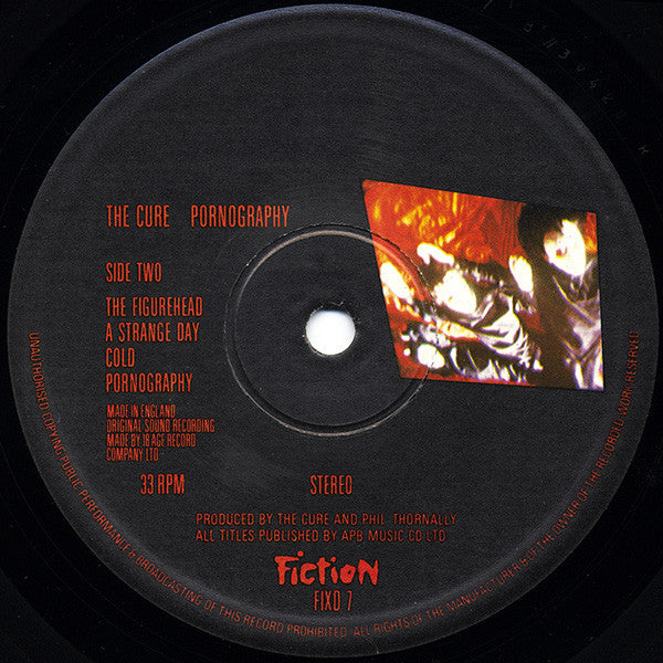 The Cure – Pornography LP vinyl record, image 4 of 8