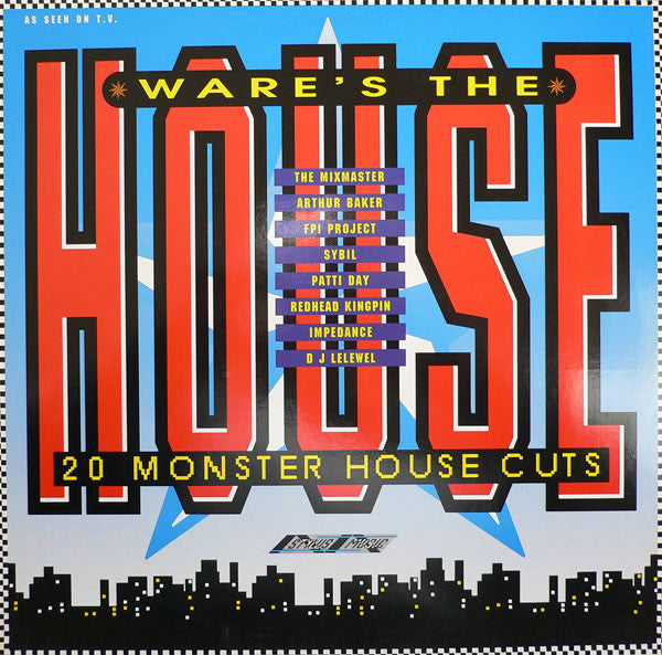 Various – Ware's The House (20 Monster House Cuts) LP vinyl record, image 1 of 4