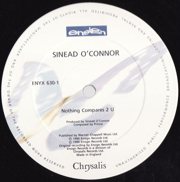 Sinéad O'Connor – Nothing Compares 2 U 12" vinyl record, image 3 of 4