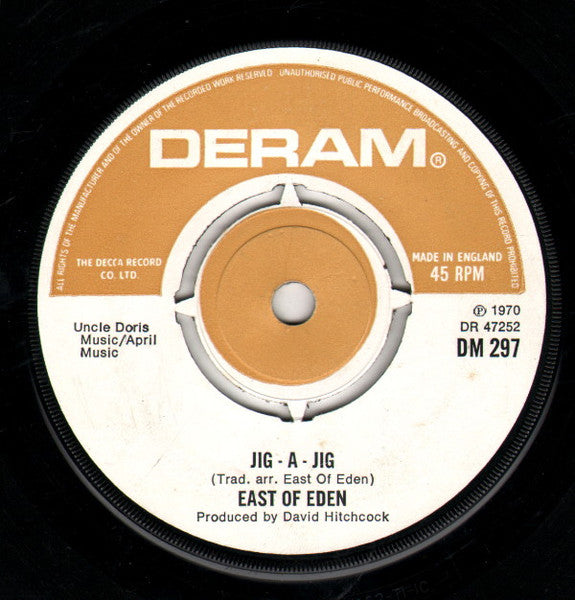 East Of Eden – Jig-A-Jig 7" vinyl record