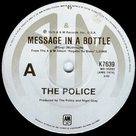 The Police – Message In A Bottle