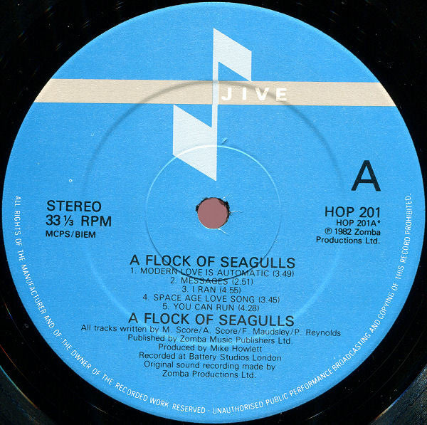 A Flock Of Seagulls – A Flock Of Seagulls LP vinyl record, image 3 of 4