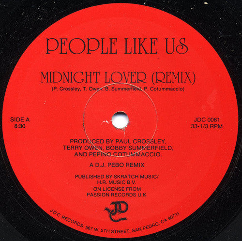 People Like Us – Midnight Lover 12" vinyl record, image 1 of 2