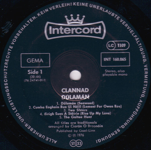 Clannad – Dúlamán LP vinyl record, image 7 of 8