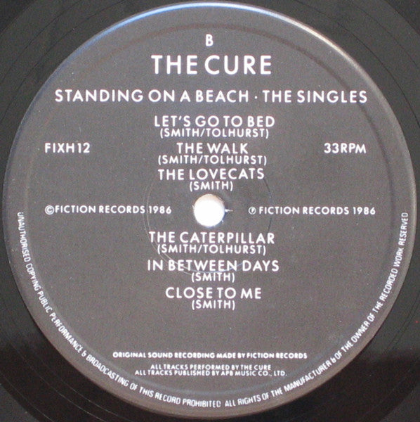 The Cure – Standing On A Beach • The Singles LP vinyl record, image 6 of 8