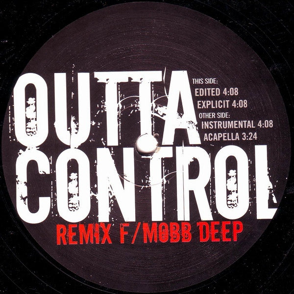 50 Cent, Mobb Deep – Outta Control (Remix) 12" vinyl record, image 1 of 4