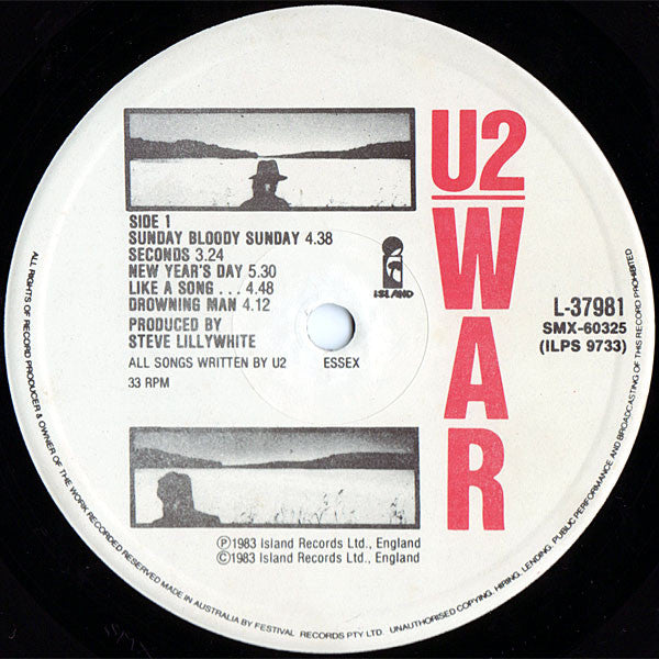 U2 – War LP vinyl record, image 4 of 10