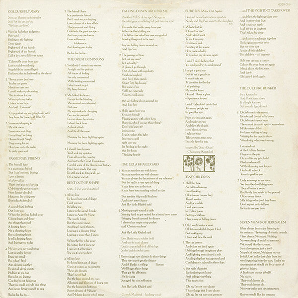The Teardrop Explodes – Wilder LP vinyl record, image 6 of 6