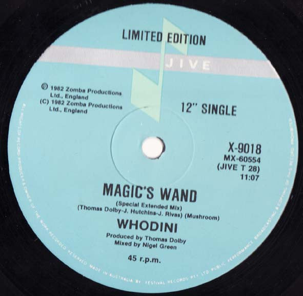 Whodini – Magic's Wand 12" vinyl record, image 2 of 2