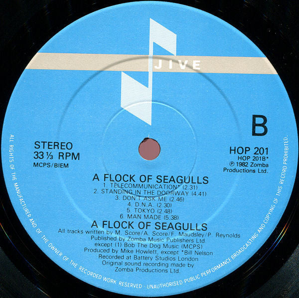 A Flock Of Seagulls – A Flock Of Seagulls LP vinyl record, image 4 of 4