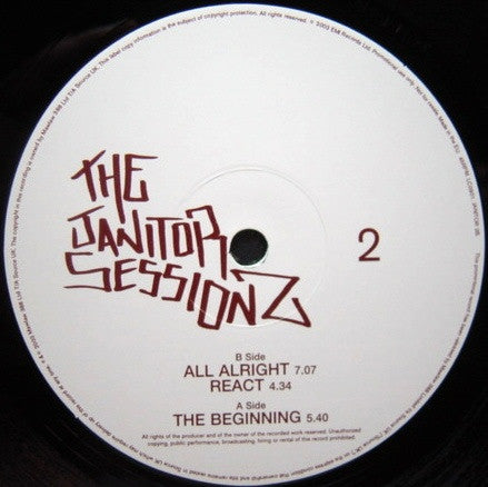 Audio Bullys – The Janitor Sessionz 2 12" vinyl record, image 2 of 3