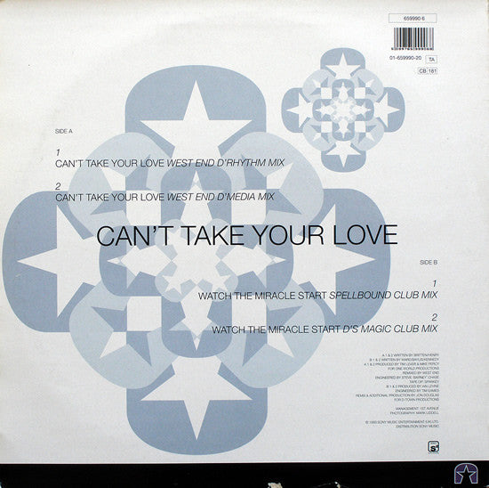 Pauline Henry – Can't Take Your Love 12" vinyl record, image 2 of 4