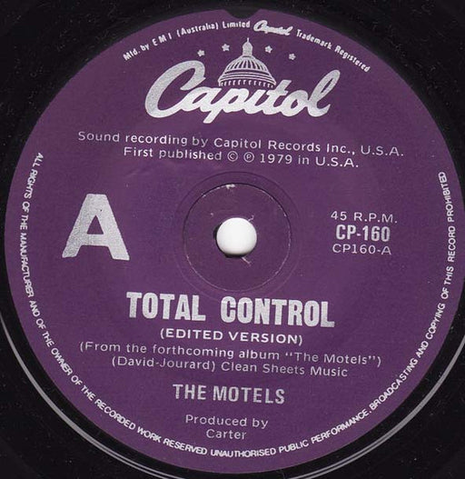 The Motels – Total Control