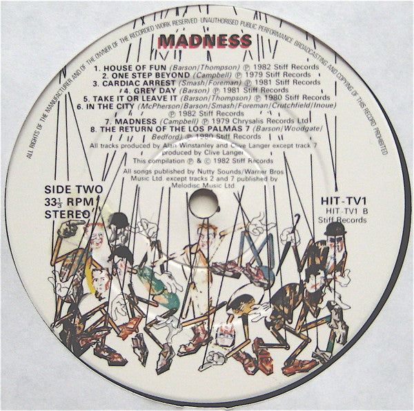 Madness – Complete Madness LP vinyl record, image 5 of 5