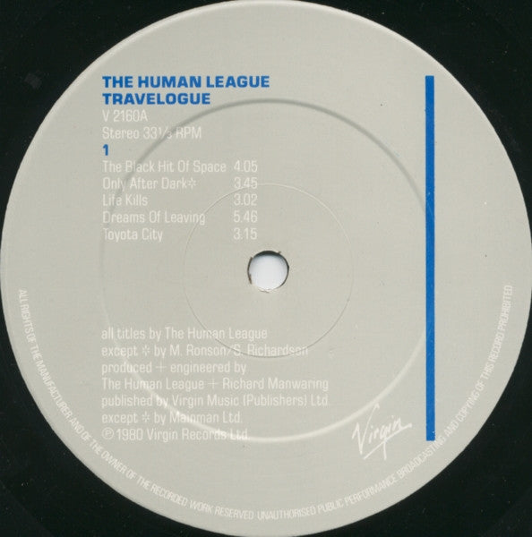 The Human League – Travelogue LP vinyl record, image 3 of 5