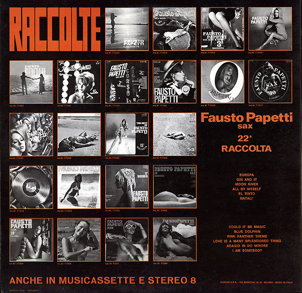 Fausto Papetti – 22ª Raccolta LP vinyl record, image 3 of 5