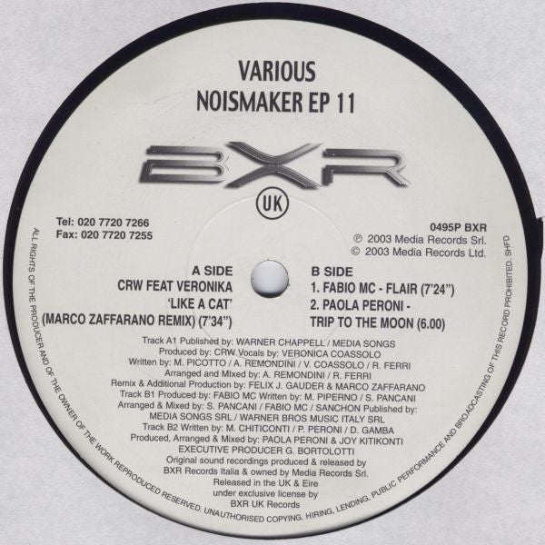 Various – Noisemaker EP 11 12" vinyl record, image 2 of 3