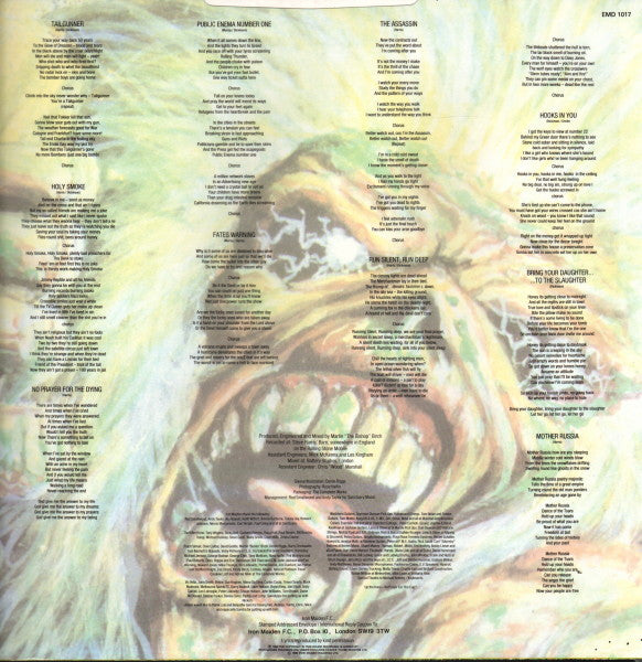 Iron Maiden – No Prayer For The Dying LP vinyl record, image 6 of 6