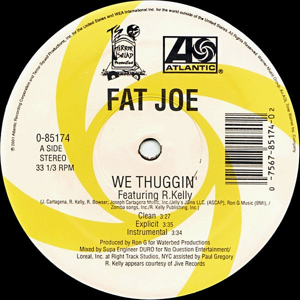 Fat Joe – We Thuggin' 12" vinyl record, image 2 of 6