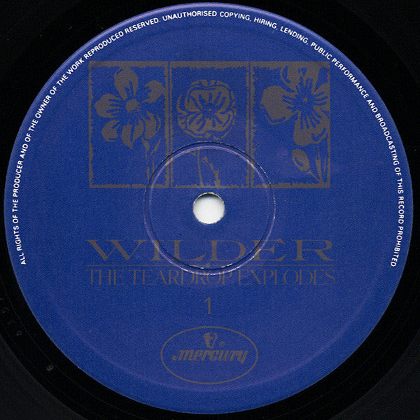 The Teardrop Explodes – Wilder LP vinyl record, image 3 of 6