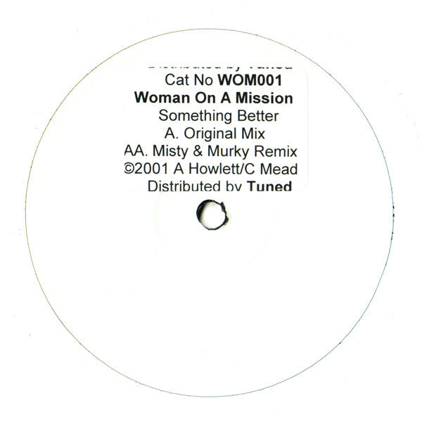 Woman On A Mission – Something Better 12" vinyl record, image 2 of 2