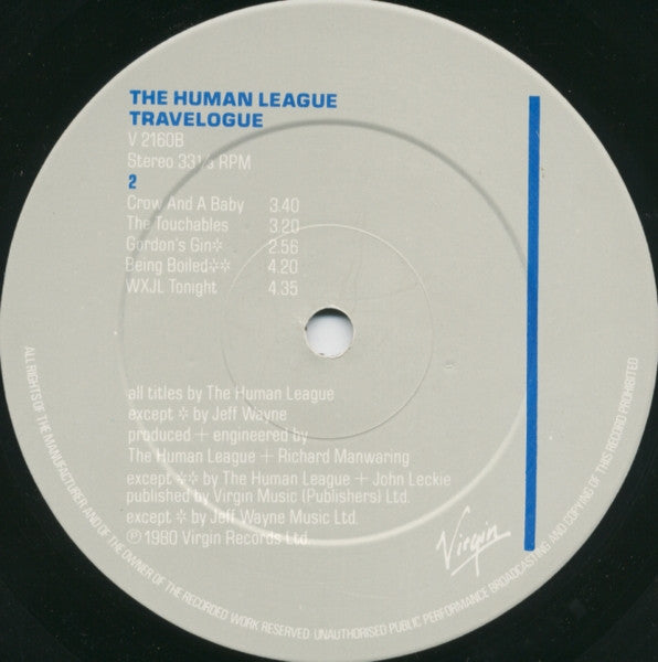 The Human League – Travelogue LP vinyl record, image 4 of 5